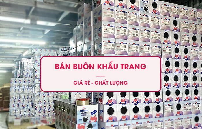 Bán buôn khẩu trang giá sỉ chỉ có tại Gumi| Thương hiệu hàng đầu