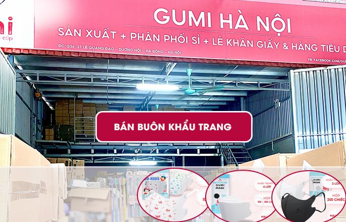 Gumi - chuyên bán buôn khẩu trang giá sỉ hấp dẫn