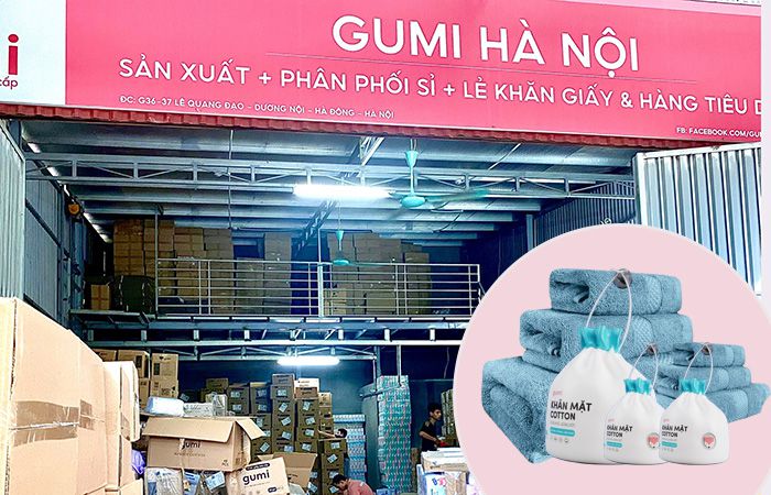 Đơn vị sản xuất khăn mặt Gumi đáng tin cậy