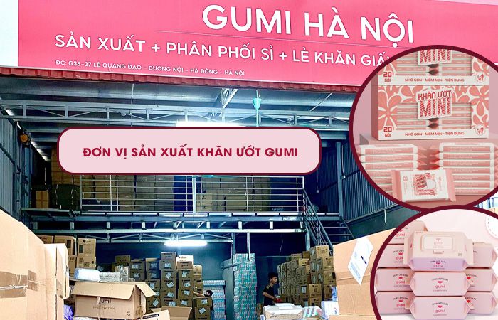 Đơn vị sản xuất khăn giấy Gumi uy tín hàng đầu