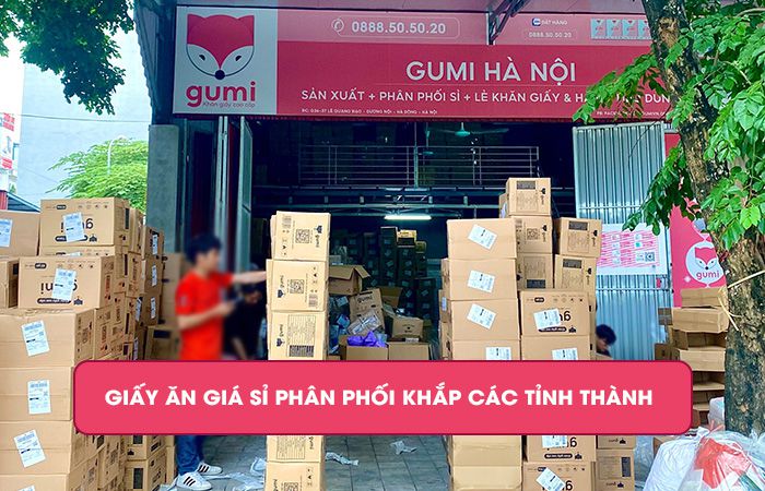 Gumi chuyên phân phối giấy ăn giá sỉ cực rẻ - cam kết chất lượng