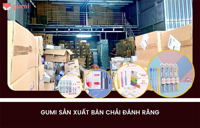 Gumi - đơn vị sản xuất bàn chải đánh răng đáng tin cậy