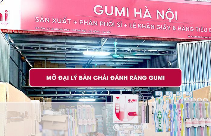 Mở đại lý bàn chải đánh răng Gumi chiết khấu cao