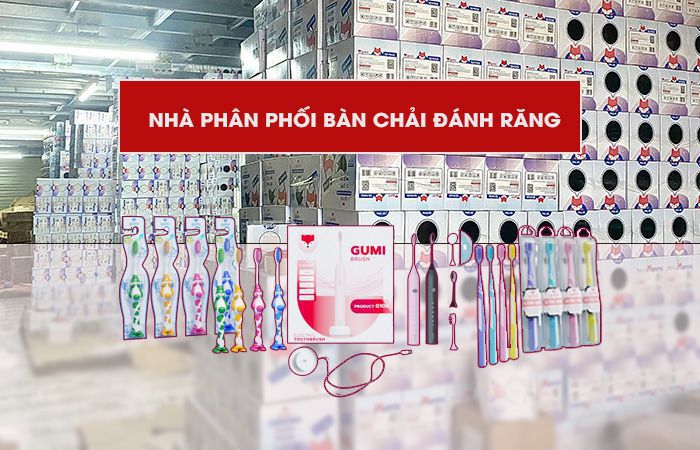 Gumi nhà phân phối bàn chải đánh răng uy tín hàng đầu