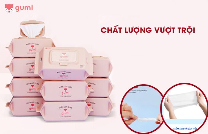 Nhà phân phối khăn ướt Gumi chất lượng