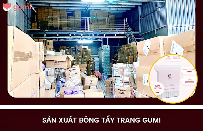 Đơn vị sản xuất bông tẩy trang uy tín