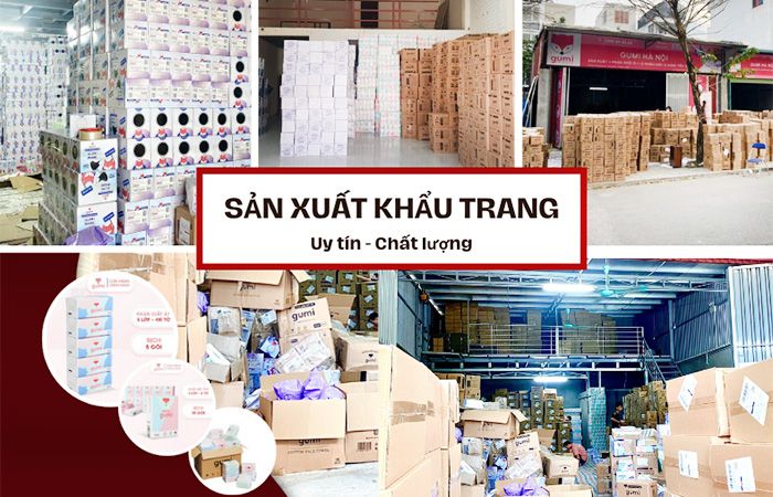 Gumi đơn vị sản xuất khẩu trang chất lượng uy tín giá rẻ