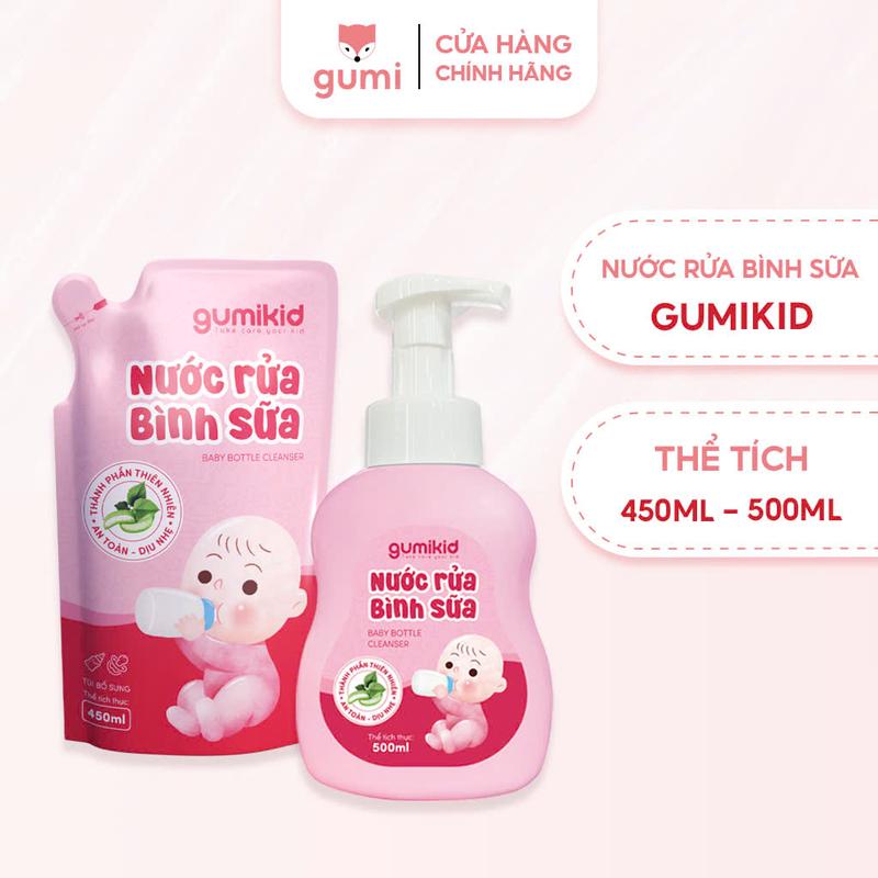 Nước rửa bình sữa trẻ em GumiKid