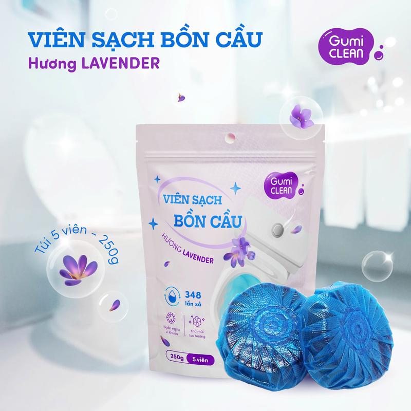 Viên sạch bồn cầu Gumi Clean diệt khuẩn cực sạch