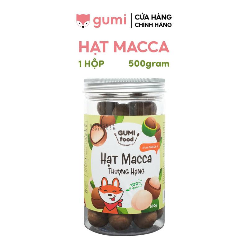 HẠT MACCA THƯỢNG HẠNG GUMI TỰ NHIÊN BỔ SUNG OMEGA 3